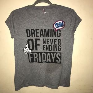 Gray Graphic Tee FB Sister